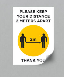 Keep Your Distance Sticker