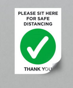 Please Sit Here Sticker