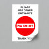 Please use other Entrance Sticker