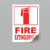 Fire Extinguisher Sticker