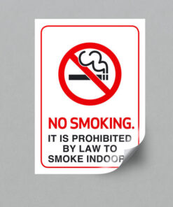 No Smoking Sticker